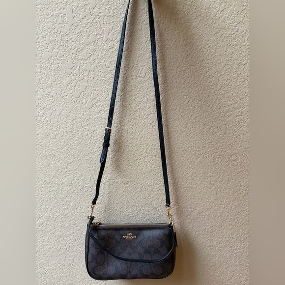 Coach Signature Crossbody bag Brown/Black - Picture 4 of 17